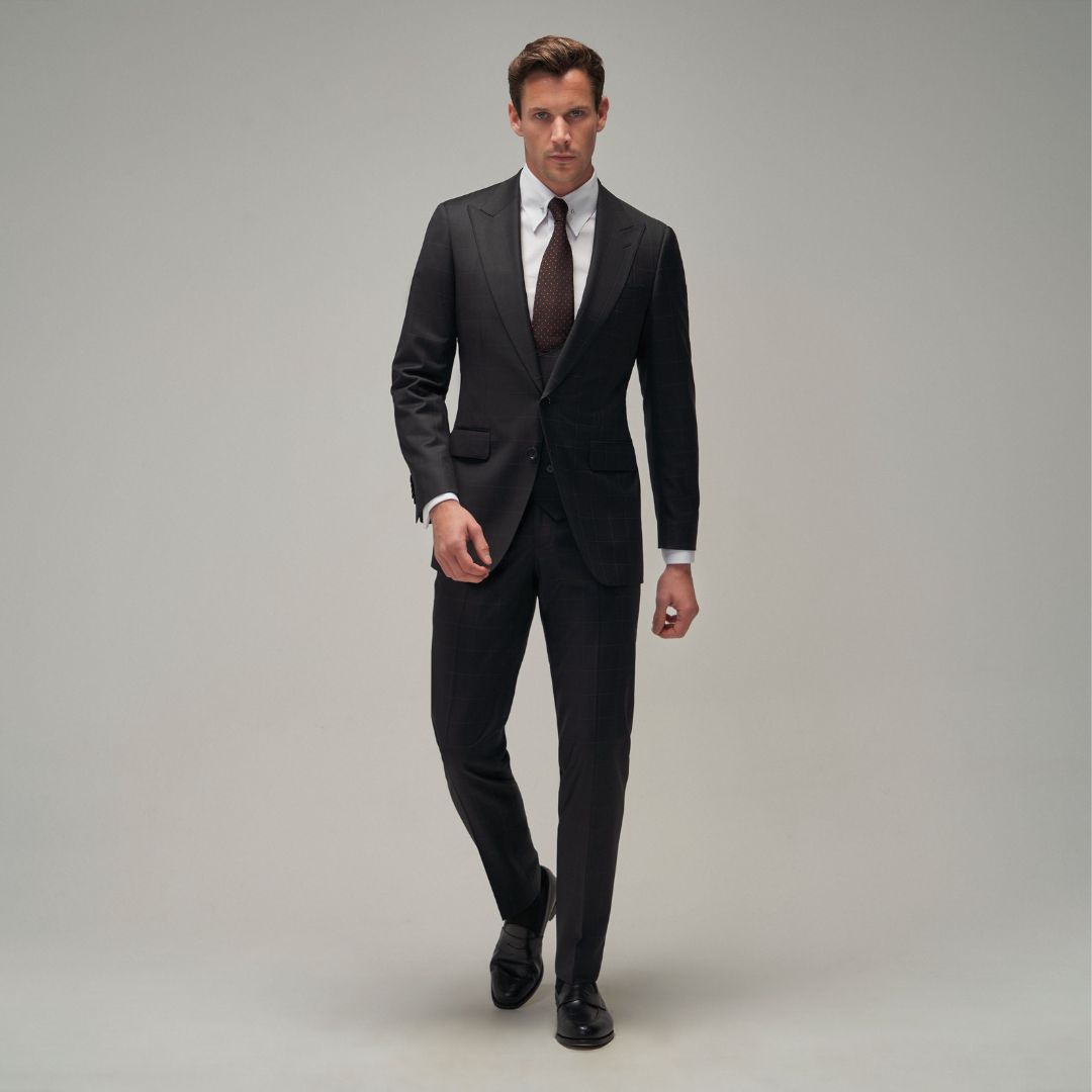 Black Check Suit | Made To Measure Tailor | Brent Wilson