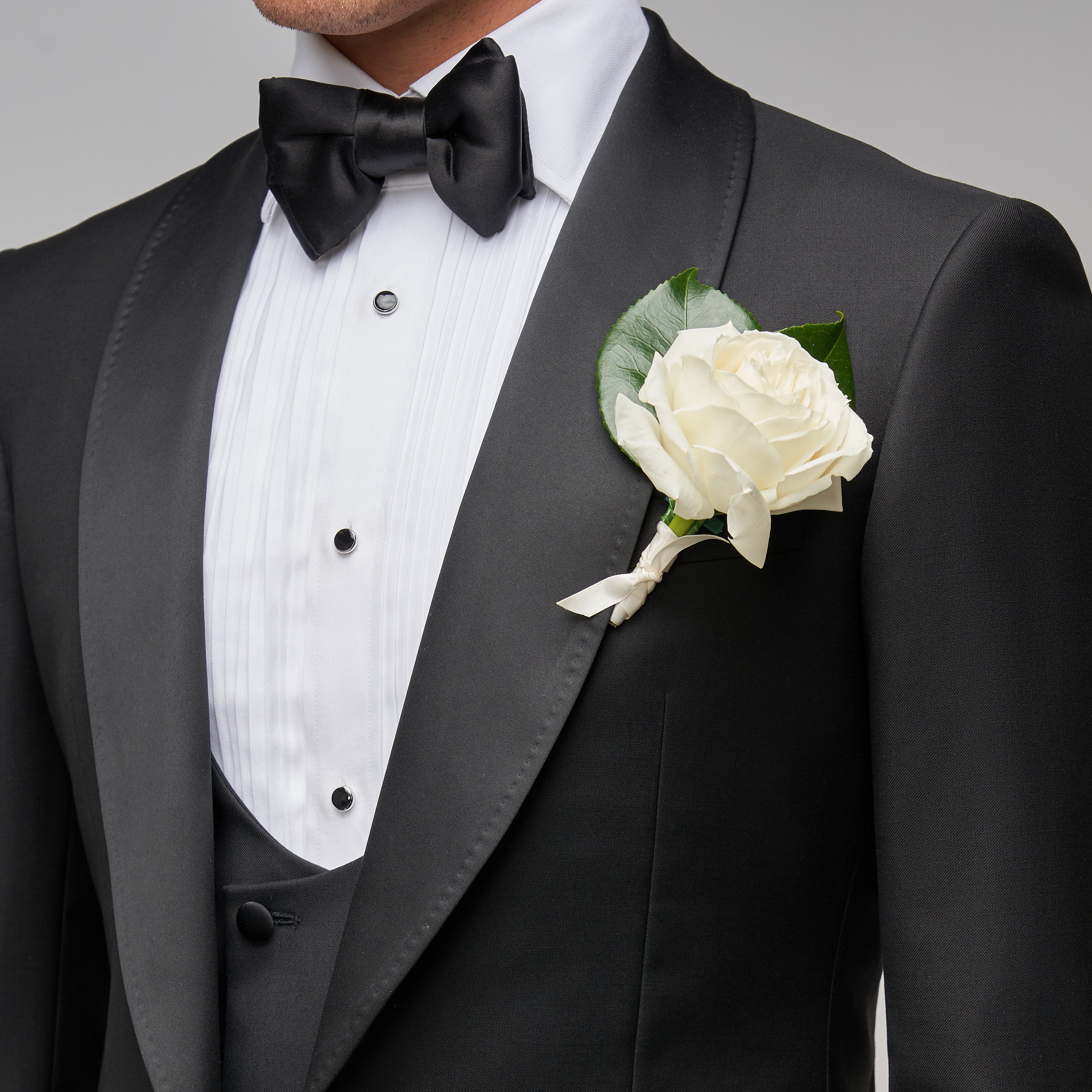Black Shawl Collar Tuxedo - Brent Wilson