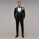 Black Shawl Collar Tuxedo - Brent Wilson