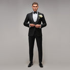 Black Shawl Collar Tuxedo - Brent Wilson