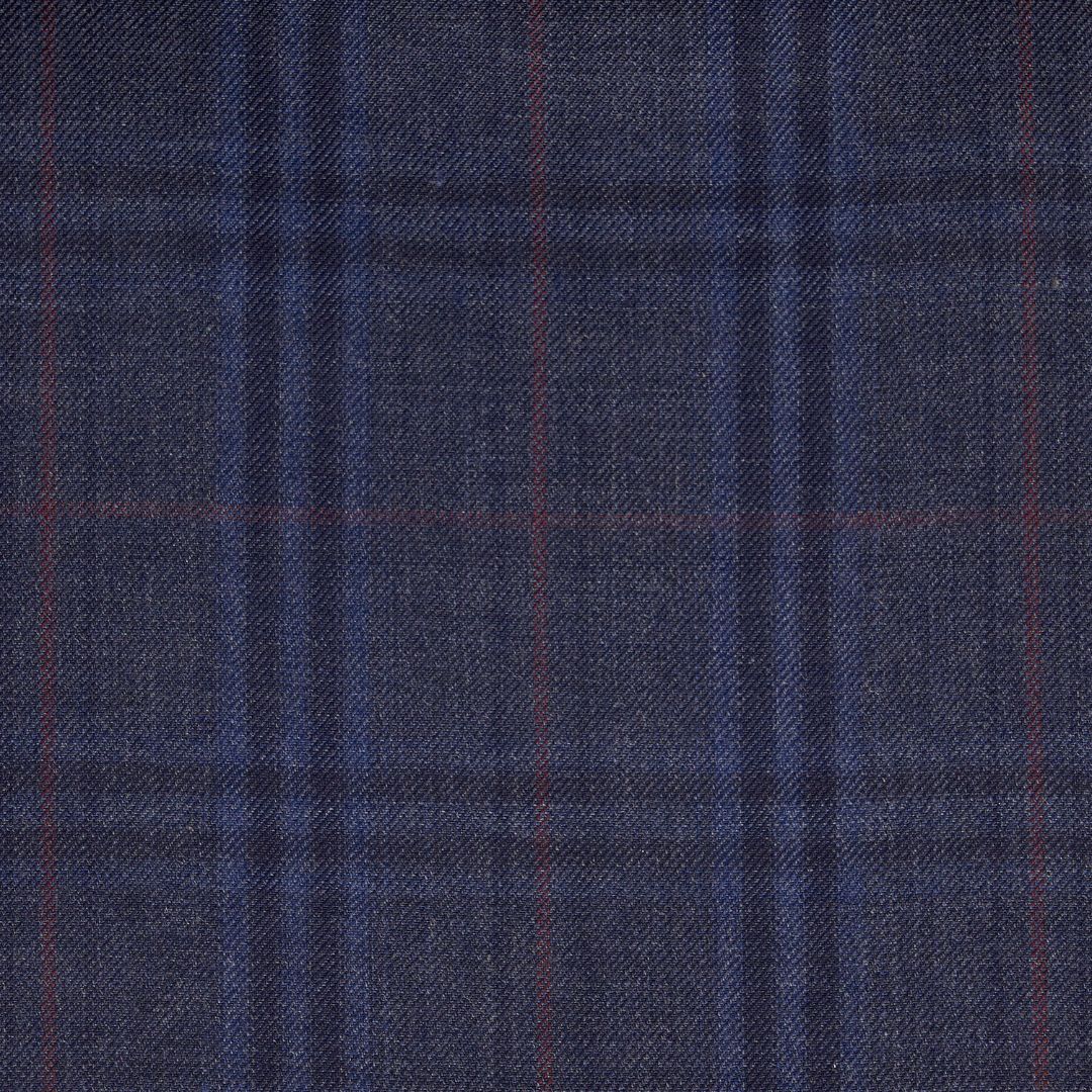 Blue Check Suit - Brent Wilson