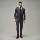 Grey / Blue Check Suit - Brent Wilson