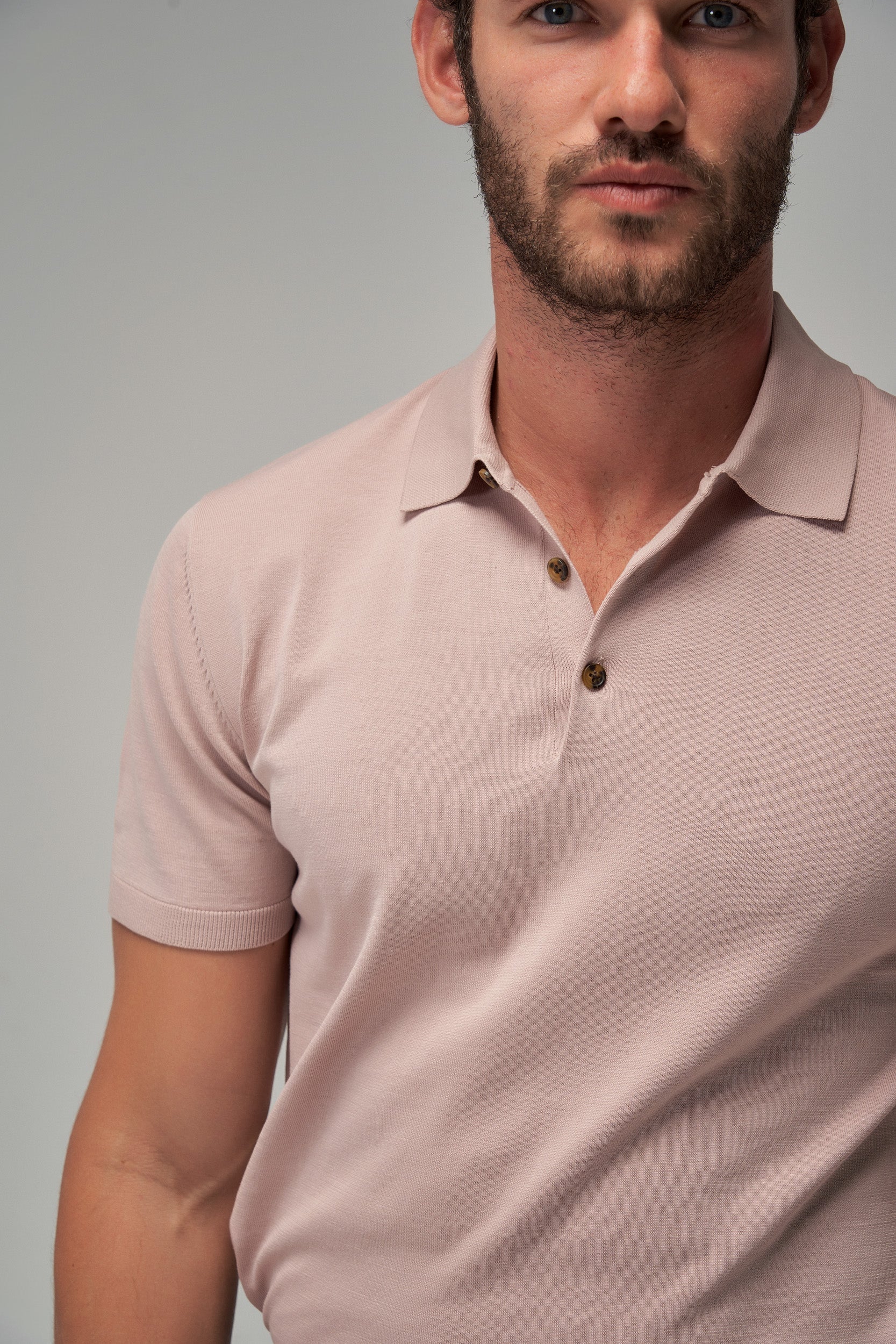 Knit Polo - Musk - Brent Wilson