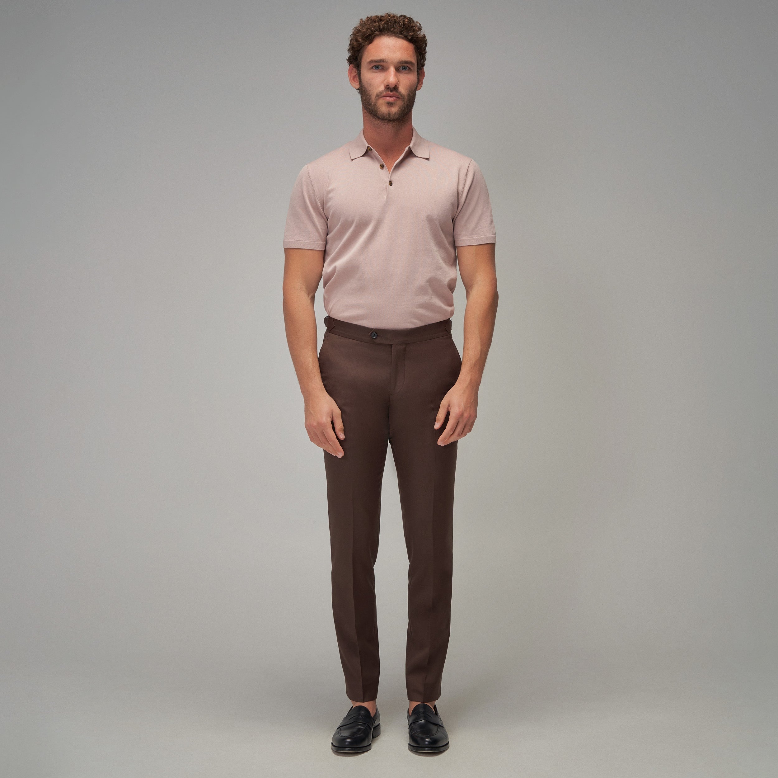 Knit Polo - Musk - Brent Wilson