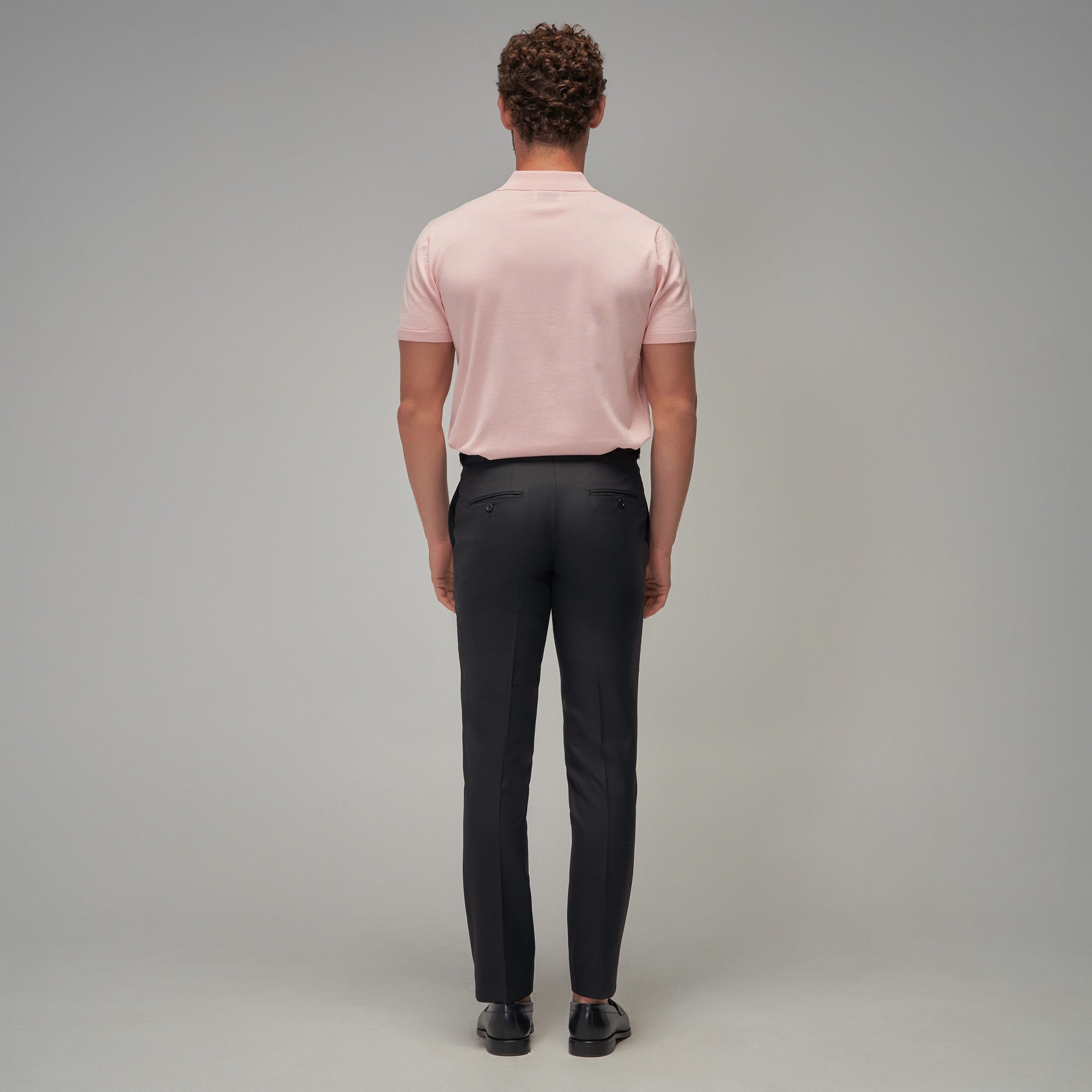 Knit Polo - Pink - Brent Wilson