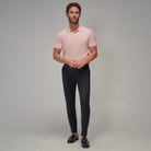 Knit Polo - Pink - Brent Wilson