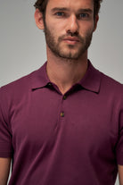 Knit Polo - Plum - Brent Wilson