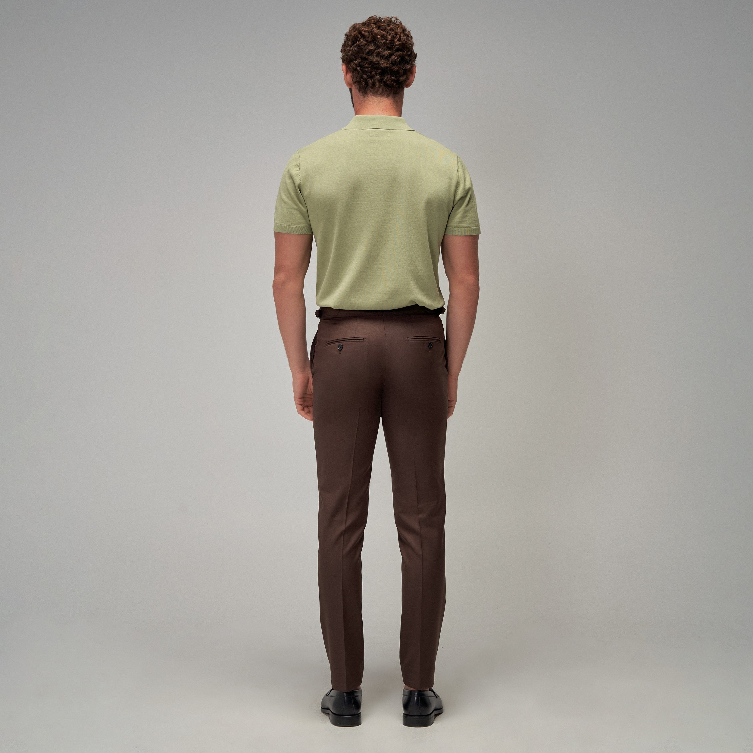 Knit Polo - Sage - Brent Wilson