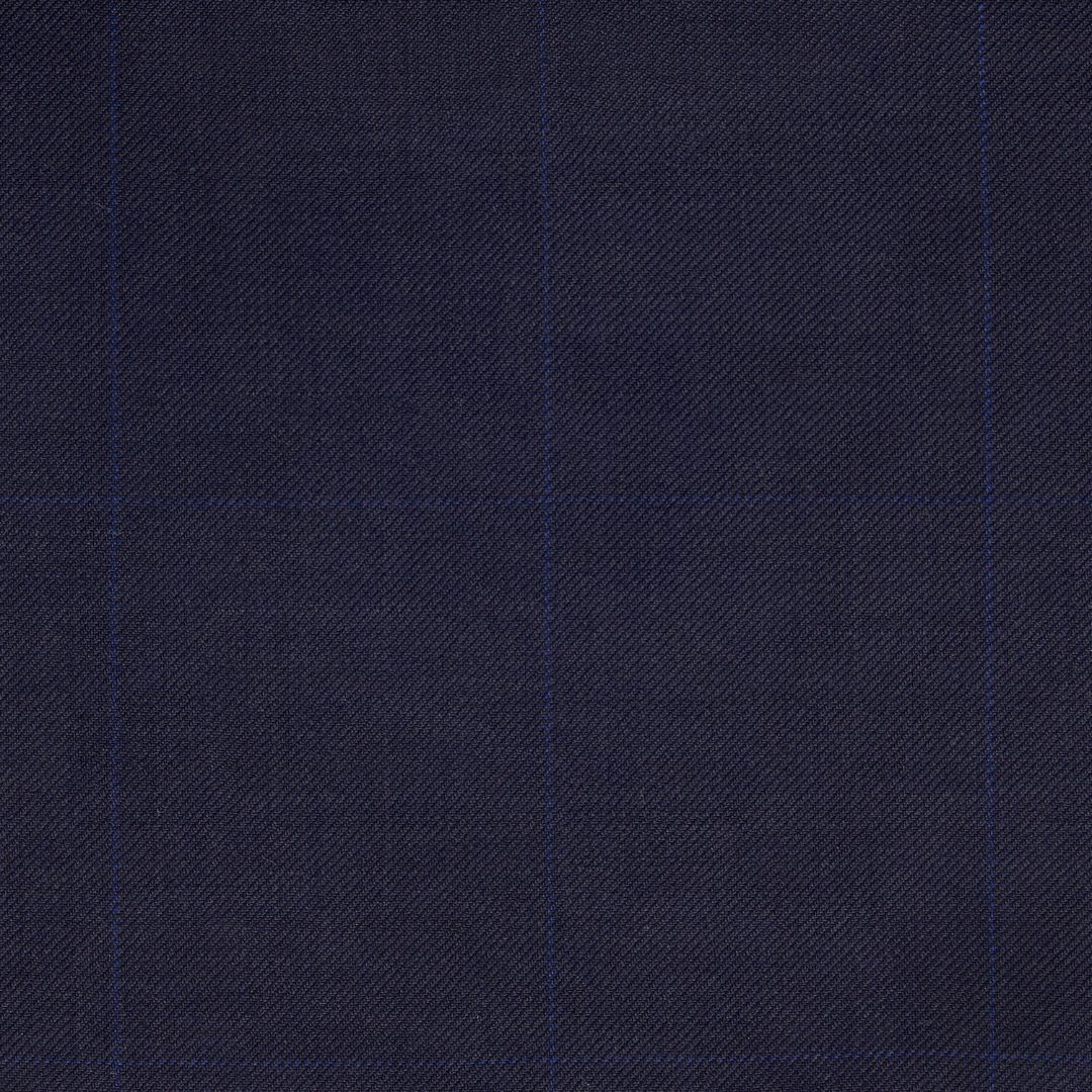 Navy / Blue Check Suit - Brent Wilson