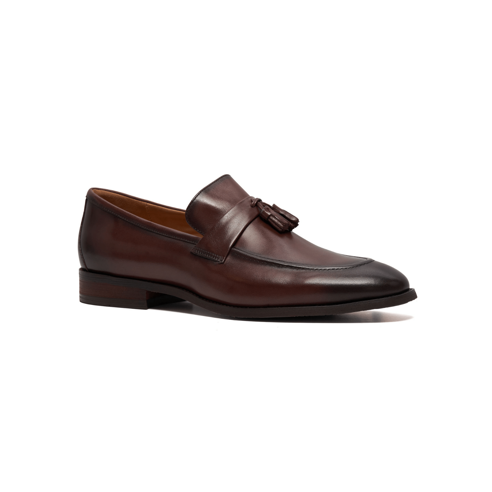 Brown Tasseled Loafers, Men's Shoes