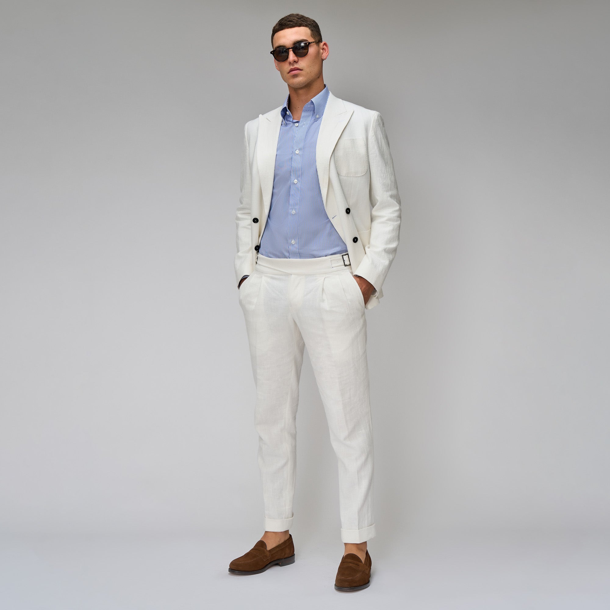 White Linen Suit, Custom Linen Suits